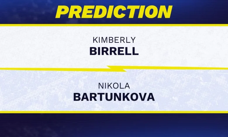 Kimberly Birrell vs. Nikola Bartunkova prediction, odds, picks for 2025 WTA Chennai