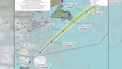 Low Pressure System Mixed with Remnants of Melissa to Make for Wet Halloween