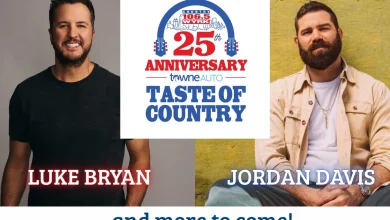 Luke Bryan & Jordan Davis Headline 25th Anniversary Taste of Country