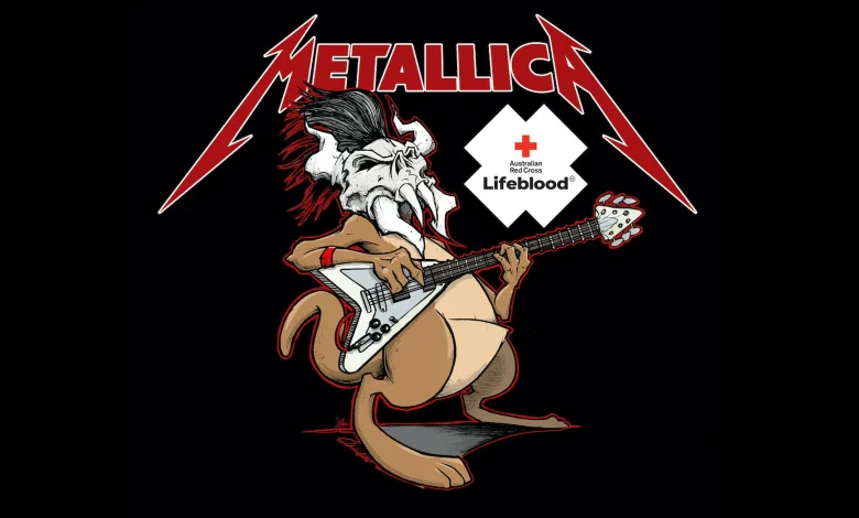 METALLICA Announce Life-Saving Partnership With Australian Red Cross Lifeblood And All Within My Hands