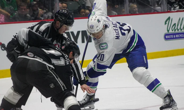 Mackenzie MacEachern Projected To Make His Vancouver Canucks Debut Against The St. Louis Blues