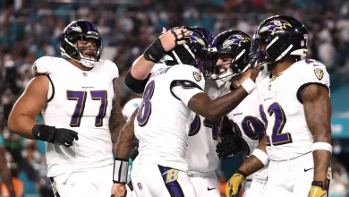 Mark Andrews’ second TD reception gives Ravens a 14-3 lead