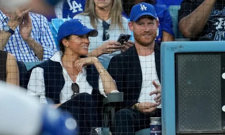 Meghan Markle and Prince Harry spotted at World Series game