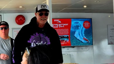 Metallica frontman spotted en route to Rottnest Island