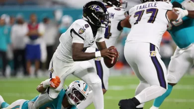 Miami Dolphins-Baltimore Ravens Week 9 Halftime Observations