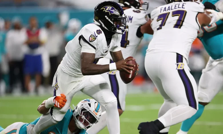 Miami Dolphins-Baltimore Ravens Week 9 Halftime Observations