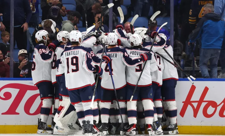 Miles Wood Powers Columbus Past Buffalo For Fourth Straight Road Win