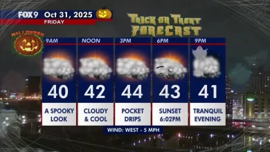 Minnesota weather: A cool, gray and damp Halloween
