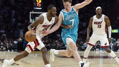 More comfortable Wiggins makes mark. Powell doubtful. Jaquez/Mitchell Heat feats