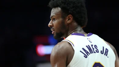 NBA Fans React To Bronny James’ Performance In Trail Blazers-Lakers Game