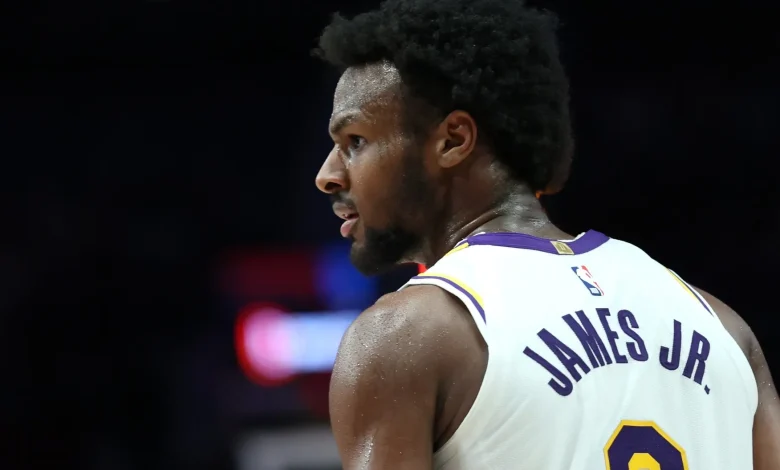 NBA Fans React To Bronny James’ Performance In Trail Blazers-Lakers Game