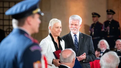 Navratilova receives highest state honor from Czech president