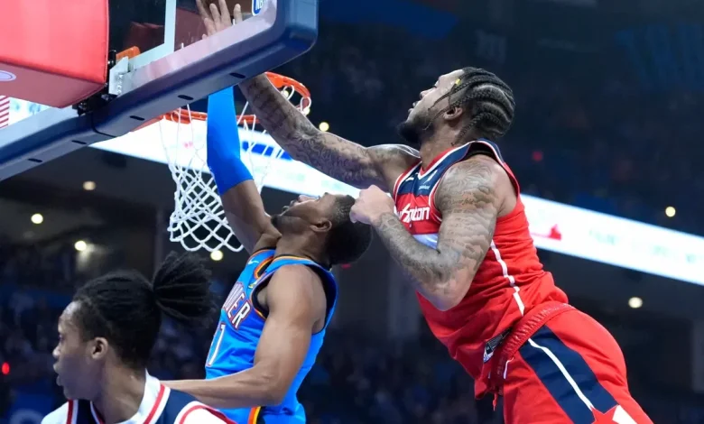 OKC Thunder sets an NBA record in rolling past Washington Wizards to remain unbeaten