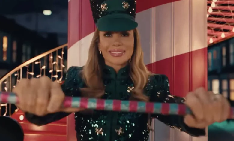 Olivia Attwood and Peter Crouch star in Debenhams Christmas advert