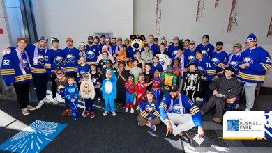 PHOTOS | Sabres Halloween Visit - Roswell Park
