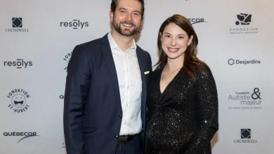 Photo : Le bébé de Mylène St-Sauveur visite un plateau télé et on craque!