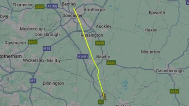 Police are at the scene of a helicopter crash near Doncaster.