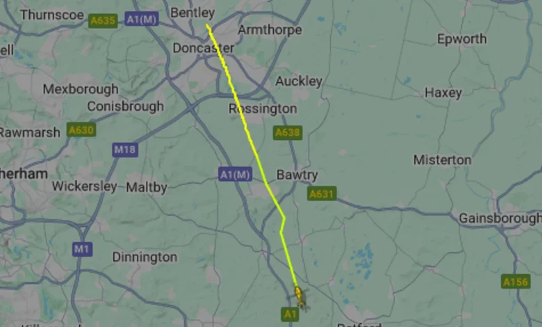 Police are at the scene of a helicopter crash near Doncaster.