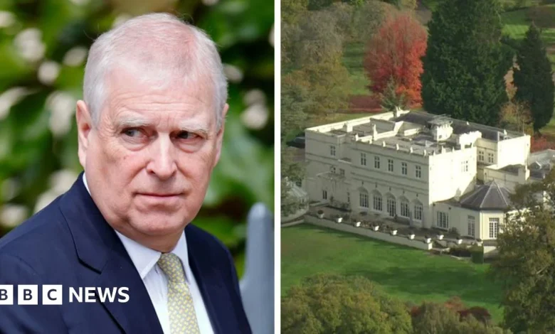 Prince Andrew to lose 'prince' title and move out of Royal Lodge