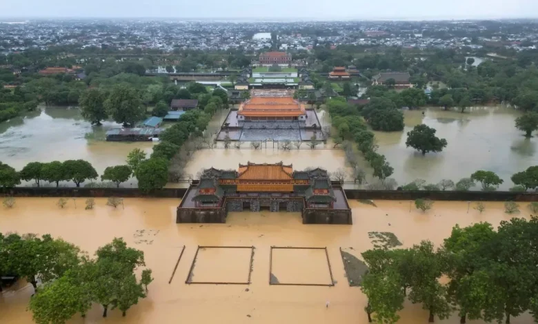 Record rains drive flooding in Vietnam, submerging ancient city
