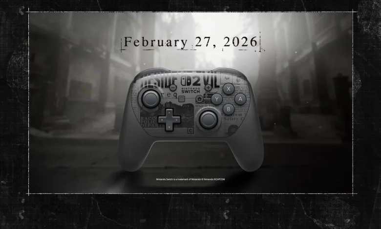 Resident Evil Requiem Nintendo Switch 2 Pro Controller, Grace Ashcroft amiibo announced