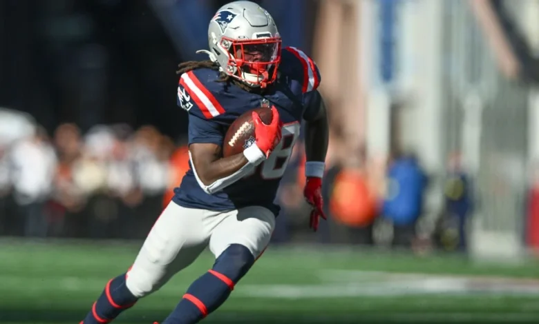 Rhamondre Stevenson out for Pats with toe injury