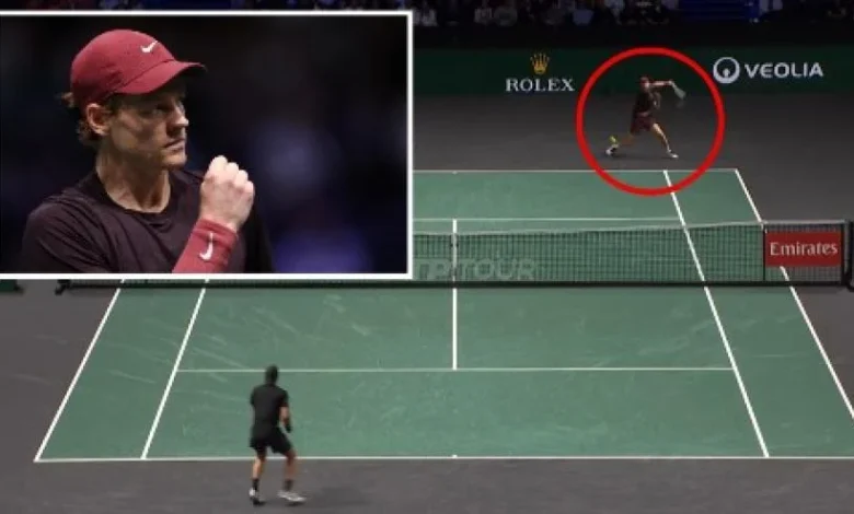 Sinner schianta la pallina! L'accelerazione col dritto fulmina Cerundolo