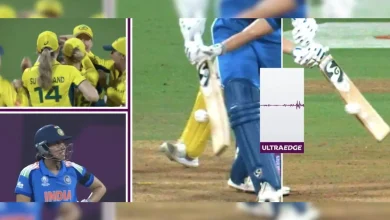Smriti Mandhana Stunned After DRS Results In Freak Dismissal In India vs Australia Women's World Cup..
