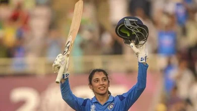 Smriti Mandhana becomes second Indian to register 1000 runs against Australia in women’s ODIs