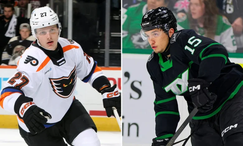 Stars, Flyers swap AHL forwards