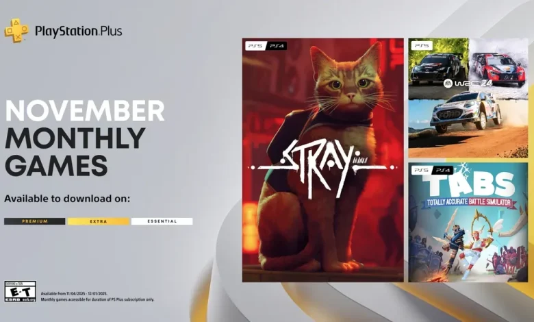 Stray leads November’s lineup of PS Plus games