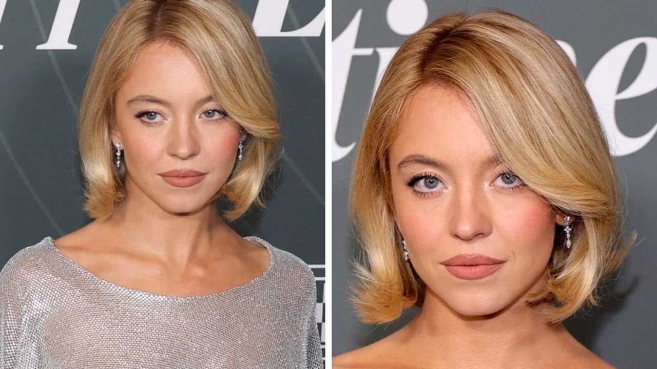 Sydney shows all in wild red carpet gown