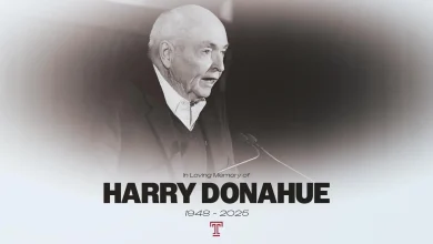 Temple Athletics Mourns Loss of Longtime Voice of the Owls Harry Donahue