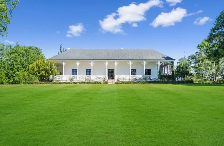 The private golf course on this historic 1828 Tasmanian estate is frequented by Richard Branson