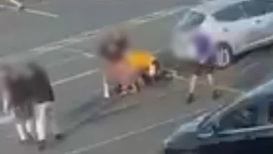 Three jailed over feud clash in which car was driven at people ‘like wrecking ball’