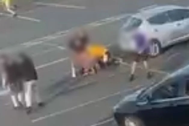 Three jailed over feud clash in which car was driven at people ‘like wrecking ball’