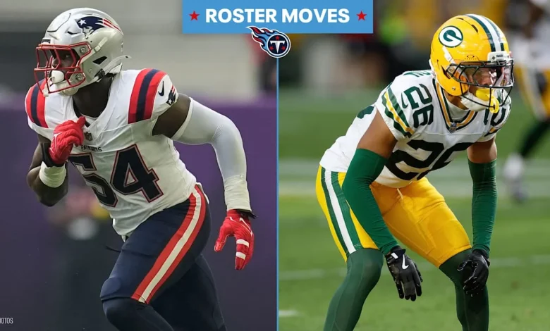 Titans Make a Flurry of Roster Moves on 53-Man Roster, and Practice Squad