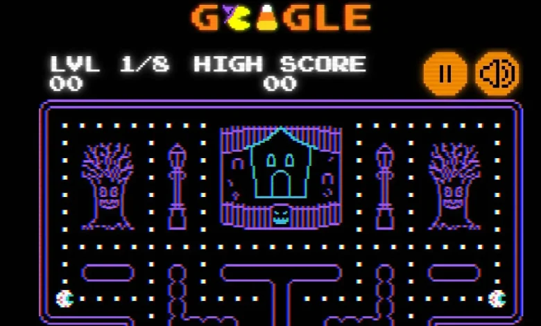 Today’s Google Doodle Is A Classic Arcade Game With A Halloween Twist