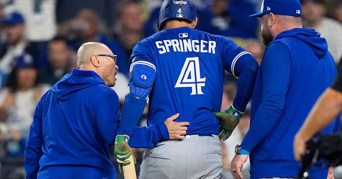 Toronto Blue Jays OF/DH George Springer (oblique) expected to return for Game 6
