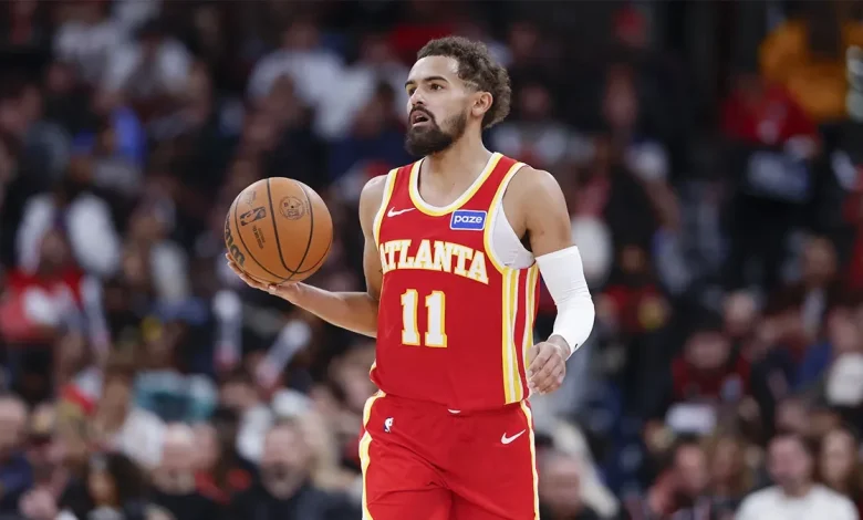 Trae Young dishes absolute dime to Luke Kennard for easy 3