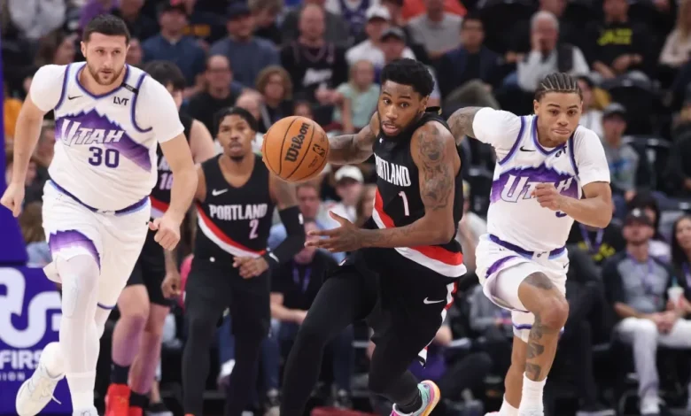 Trail Blazers Hold On After Nearly Fumbling to Jazz