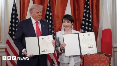 Trump ends Japan leg of Asia tour after meeting Sanae Takaichi