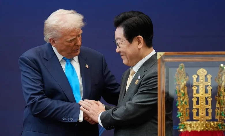 Trump visits South Korea as he attempts to secure billions in investment