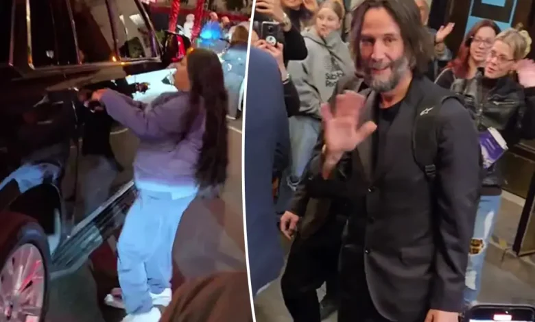 Unhinged Keanu Reeves fan tries to enter his car post-Broadway show: I’m your ‘divine wife!’
