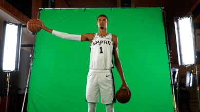 Victor Wembanyama looks unreal next to everyone, and these photos and videos prove it