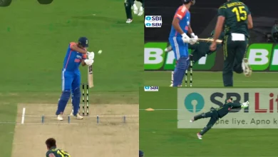 Watch: Josh Inglis grabs a stunning flying catch to remove Shivam Dube in Melbourne T20I
