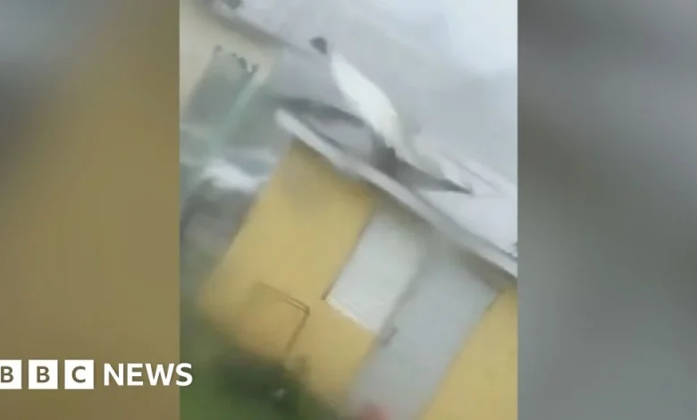 Watch as Hurricane Melissa makes landfall in Jamaica