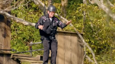 Watch the moment Celebrity Traitors' feud is exposed as Alan Carr repeatedly snaps at faithful telling her to 'shut up'