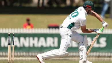 Webster falls cheaply as Perry takes five