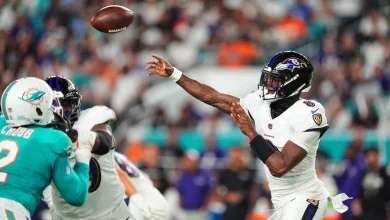 Week 9 TNF Ravens at Dolphins key plays: Will Lamar Jackson's return spark the Ravens?